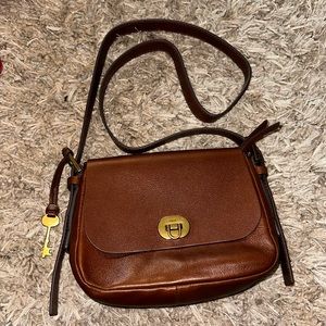 Fossil - Equestrian style - Cowhide leather LNWOT ZB1799 HARPER SMALL